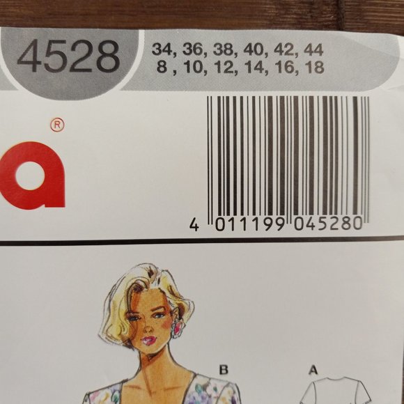 Tea Dress Button Front 8 10 12 14 16 18 Burda 4528 Uncut Sewing Pattern - Picture 2 of 6